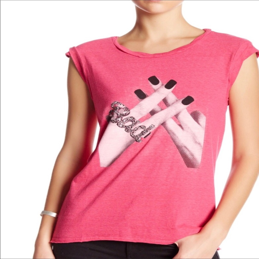 Pam & Gela Frankie Hashtag in Pink